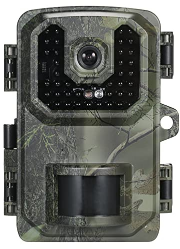 Trail Camera 16MP 4K Impermeabile Gioco Caccia con Visione Notturna per la Fauna Selvatica Sorveglianza Scouting Sicurezza Domestica