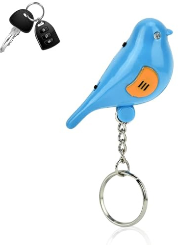 Autoschlüsselfinder mit Ton, Clap Finder Schlüsselfinder Schlüsselanhänger Sound Control Clap Key Finder Schlüsselanhänger Whistle Key Finder Whistle Key Holder (Blau)