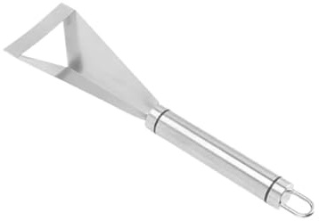 SC E-COMMERCE Coltello da Intaglio Triangolare in Acciaio Inox per Frutta e Verdura – Strumento Professionale per Decorazioni Cucina, Intagli e Intarsio Alimentare