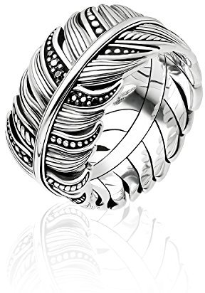 Thomas Sabo Damen-Ringe 925 Sterlingsilber mit '- Ringgröße 68 TR2159-643-11-68