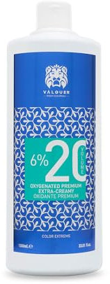 Válquer │Eau oxygénée ultra-crémeuse 20 volumes (6%) pour colorations capillaires │1000 ml