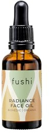 Fushi Biovedic Radiance Face Oil 30ml | Fresh Pressed | Ayurvedic Herb Manjisthta, Kalahari Melon Seed & Raspberry Seed | Best for Dull Skin, Fine Lines & Dry Skin Relief | Manufactured in The UK