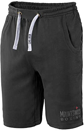 Mount Swiss Herren Shorts bis 8XL 100% Baumwolle große Größen Kurze Freizeithose Sporthose Sommerhose elastischer Bund Taschen atmungsaktiv bequem weich viele Farben