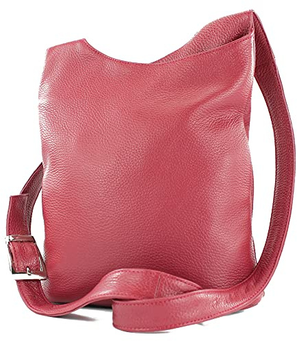 modamoda de T221 Damen Leder Umhängetasche, handmade in Italy
