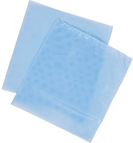 Browin 411305 Panno per formaggio quadrato, filtro per formaggio – 50 x 50 cm, 2 pezzi, blu