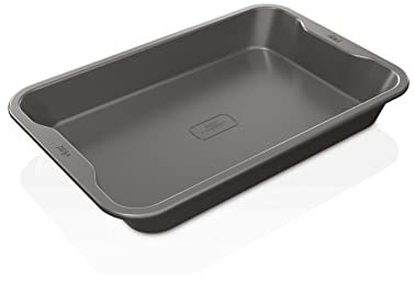 Ninja Foodi ZEROSTICK Roasting Tin 23cm x 33cm, Non-Stick, Long Lasting Heavy Duty, Roasting Tin made from Aluminised Steel, Grey B30613EUUK