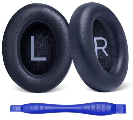 PhantAccy Replacement Ear-Pads for Bose NC700 Headphones, Soft Leather & Memory Foam, Improved Sound Quality, Easy Installation (MidnightBlue)