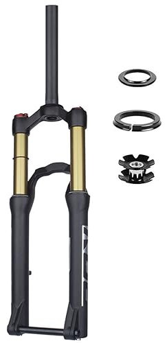LHHL 20 Zoll BMX Fahrrad Federgabel MTB Scheibenbremse QR 9mm HL Gerades Rohr Mountainbike HL 100mm Federweg 100x15mm Steckachse Ultraleicht 2210g