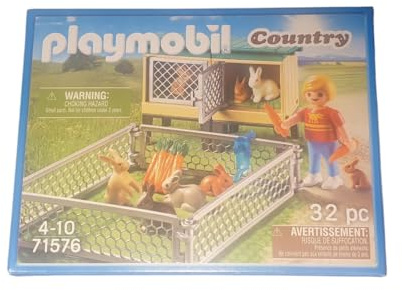 PLAYMOBIL Country Hasenstall mit Freigehege, 71576
