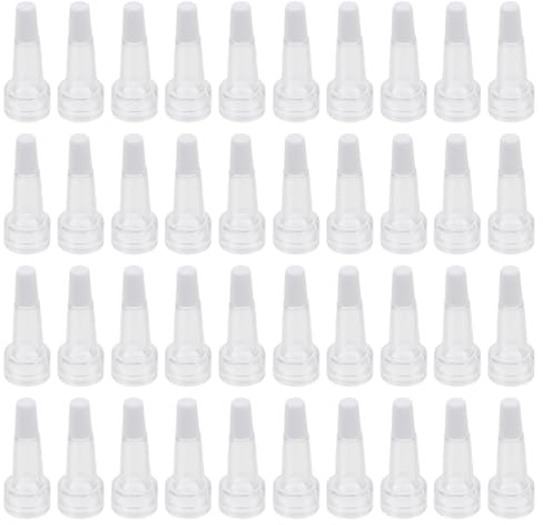FRCOLOR 100 pezzi testa di tromba della bottiglia di cosmetic flaconcino tappo contagocce per oli essenziali ml contagocce per liquidi profumo principale