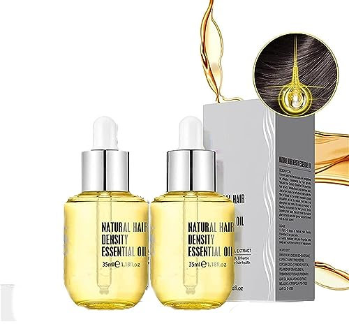 Lovelycat Haarwachstum ätherisches Öl Kopfhautpflege Schnelle Wachstumsvorbeugung Haarausfall Natürliche Haarregeneration Essenz für Männer und Frauen Haarwachstum ätherisches Öl (2PC)