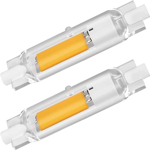 Anugsoe R7S LED 78mm 20W Dimmbar Glühbirne,R7S LED 78mm 20W Lampen Ersatz für 200W Halogen Leuchtmittel,Warmweiß 3000K, 2000LM,360 Grad Licht,Kein Flackern,2er Pack