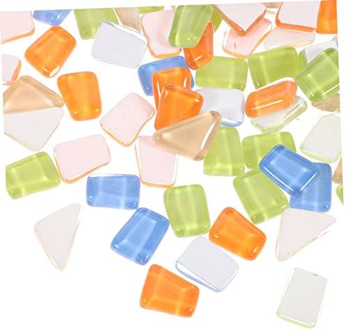 SEWOART 1ensemble Tesselles Verre Pour Mosaïque Matériaux De Décoration Verre Émaillé Pour Artisanat Et Projets Créatifs