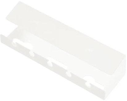 Bandeja Portacables Bajo La Mesa Bandeja de gestión de cables for debajo del escritorio, soporte for cables con abrazadera, sin perforación, suministros espaciosos y resistentes Para Cables(White)