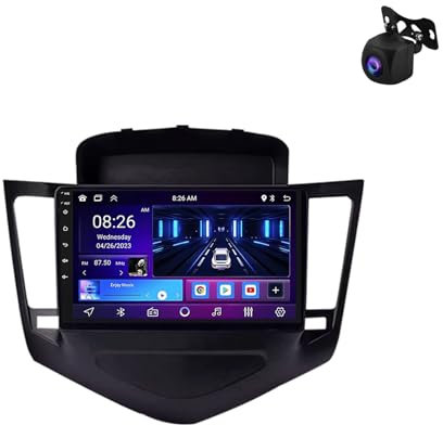 Generico HTXPSM Autoradio Android per Chevrolet-et Cruze 2008-2012 Radio Carplay Wireless Android Auto, Touch Screen da 9 Pollici Navigazione GPS WiFi Bluetooth FM RDS/TS18/2+32G
