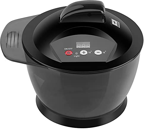 Elektrische Haarfarbe Mixer, Friseur Färbeschale Elektrisch Haarfarbe Farbmixer Haarfärbeschale mit LCD und Automatische Zeitmessung, für Haarfärbemittel Friseursalon Haare