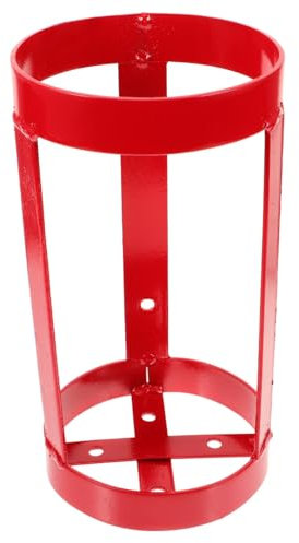 HOLIDYOYO Porta Estintore in Metallo Resistente Supporto Da Pavimento Per Estintore Portatile 2 Kg Facile Da Trasportare Staffa Per Estintori Adatta a Uso Navale Industriale e Domestico
