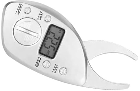 Holibanna Calibrador de Grasa Corporal Digital Profesional Medidor Grasa Corporal Portátil Pantalla Lcd Precisión en Pliegues Cutáneos para Fitness y Control de Peso