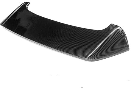 NZGZLMMETK Heckspoiler Für VW Für Golf 5 MK 5 Für GTI R32 MK5 Osir Stil Heckspoiler 2004-2009 Dach flügel Stamm Lippe ABS Material Glänzend Schwarz Spoiler(Carbon Fiber Pattern)