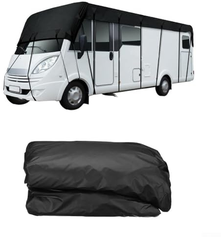Bâche de toit imperméable Oxford 210D pour camping-cars et camions, taille 5 à 8 m, bâche toutes saisons pour une meilleure protection du véhicule (8,5 x 3 m)