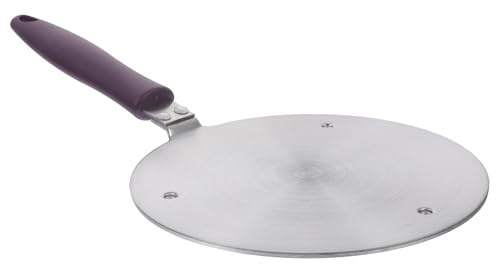 Tofficu Plaque Diffuseur de Chaleur 20 en Métal Compatible Cuisinière Gaz et Plaque Induction, Protection Anti-Brûlure pour Fond de Casserole, Adaptateur Cuisson Électrique et Gaz