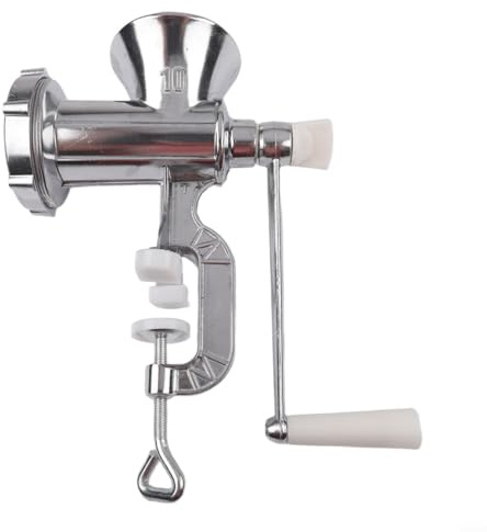 Riempitrice manuale in alluminio per salsicce, tritacarne a manovella, fai da te, cucina fatta in casa, tritacarne (L)