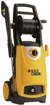 Hidrolimpiadora Benza BZ170 Eléctrica 170 Bares – 2500W, 7,3 L/min, Manguera 8m, Pistola + Lanzas, Depósito Detergente, Total Stop, Alta Presión para Limpieza Exterior