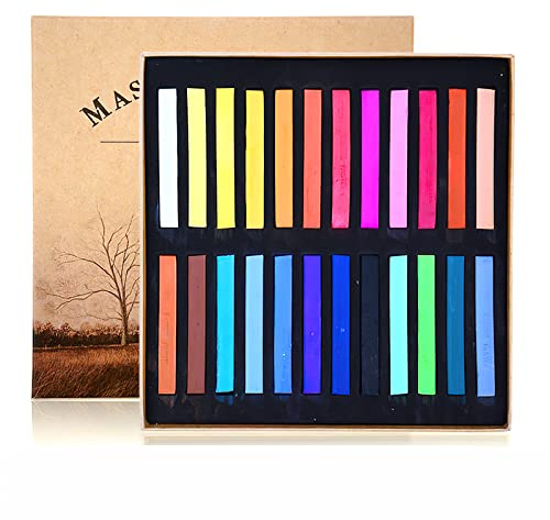 Pastel de tiza de color neutro para artista profesional 24 colores
