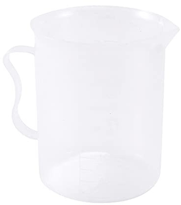 jklashfi Verre doseur gradué en plastique blanc transparent 250 ml