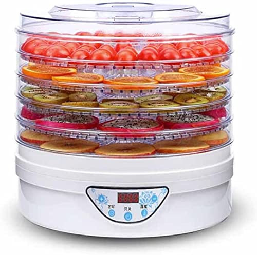 Food Dehydrator,Multi Function Mini Food Dehydrator Dried Fruit,for Jerky, Meat, Herbs, Fruit, Dryer with Digital Temperature,5 Trays