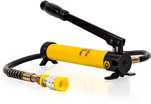 LCyindu Hydraulic Hand Pump 400cc 10000Psi Portable Hydraulic Cylinder Single Acting for Separate Type Hydraulic Tools, Hydraulic Lifting Pump, CP-180