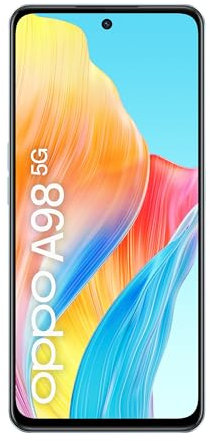 OPPO A98 5G – Smartphone Libre, 8GB+256GB, Pantalla 6,7”, Cámara 64+2+32MP, Cámara Microscopio, Android, Batería 5000mAh, Carga Rápida 67W - Azul