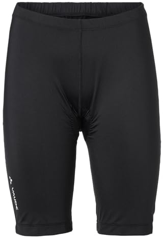 VAUDE Women's Matera Tights II 40 Damen Fahrradhose gepolstert, Black, 40