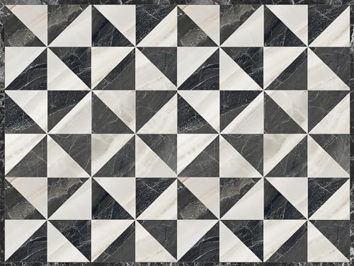 VINILIKO Design | Alfombra Vinílica Omar 100x133 cm - Antideslizante, Impermeable, Lavable - Varios Tamaños - Alfombra Vinilo Salón, Cocina