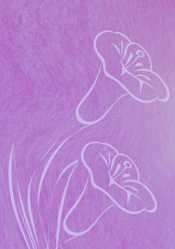 Lavender Bellflower Lined Journal