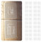 ZHXGO 20 Pièces Crochets Muraux Autocollants Double Face, 5.7CM x 5.7CM, Transparent, Imperméable, Multifonction, pour Salle de Bain, Cuisine, Bureau