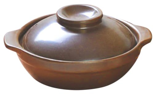 CIYODO Olla de Cerámica Diseño Liso y Ahorro de Gas para Cocinar Cacerola Multifuncional Adecuado para Guisar Arroz, Fideos y Sopa en Casa