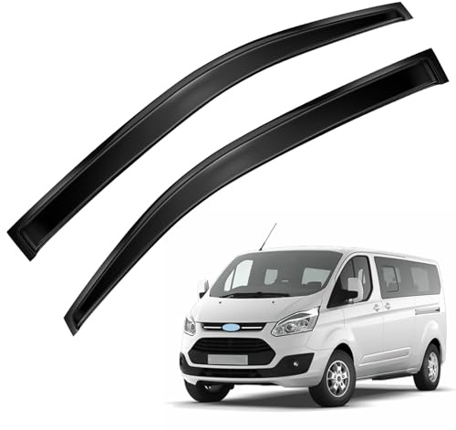 Windabweiser Kompatibel mit Ford Transit Custom 2012-2025 Autofenster Regenschutz Regenabweiser