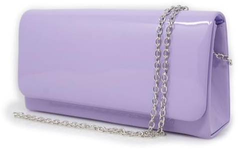 Emila Pochette donna elegante cerimonia di vernice lucida elegante da ragazza signora borsa a mano piccola borsetta sera clutch bag giorno matrimonio comunione battesimo primavera estate 2026