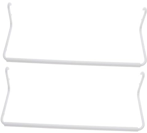 KONTONTY Soporte y Inoxidable de Acero de para Papel Toallas Fácil Perforado, Extensible de Instalar, 2 Piezas para Tablero para Cocina Baño