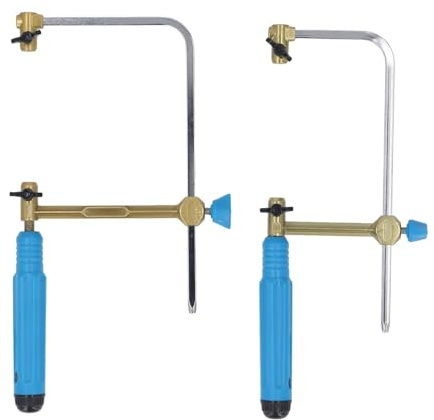 Oumefar Sierra de Calar de 70 Mm y 100 Mm, Sierra Manual Profesional de Aleación de Zinc de Alta Resistencia para Carpintería, Corte de Metal, Construcción, Decoración y manualidades.