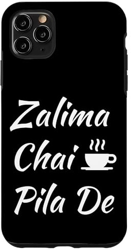 Zalima Chai Pila De Gran Viral Desi Pakistaní India Diseños Carcasa para iPhone 11 Pro MAX
