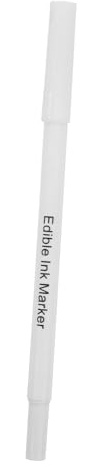 Ipetboom Food Coloring Pen Edible Pigment Drawing Pen for Cake Baking Use White Marker