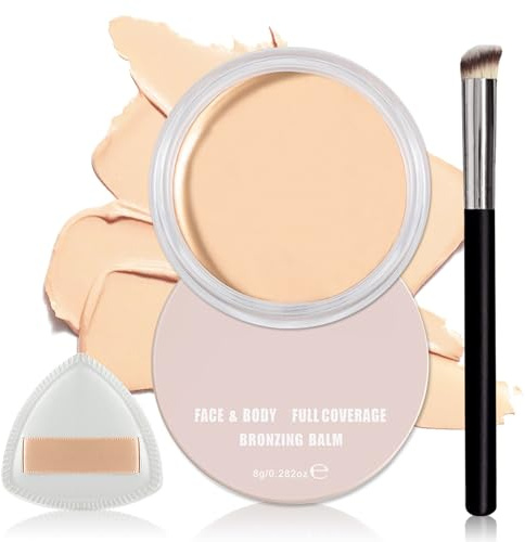 QIUFSSE Under Eye Concealer for Dark Circles,01 Chantill | Color Correcting Concealer,Pro Concealer Full Coverage,Tattoo Cover up Makeup,under Eye Brightener,Long-lasting