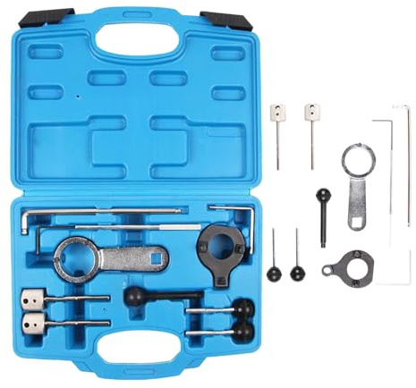 Dreuhuing Attrezzo per Catena di Distribuzione - Attrezzo di Bloccaggio per La Regolazione della Auto | Kit Utensili Tempistica Motore | per Albero A Gomito E Fissaggio Catena Motore A Benzina