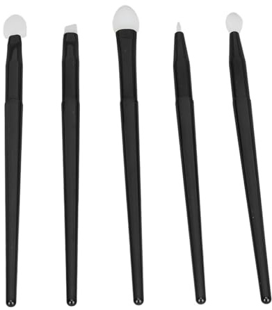 BRRNOO Silikon-Make-up-Pinsel, Make-up-Pinsel-Set mit Silikon, 5-teilig für Zuhause, Outdoor-Reisen