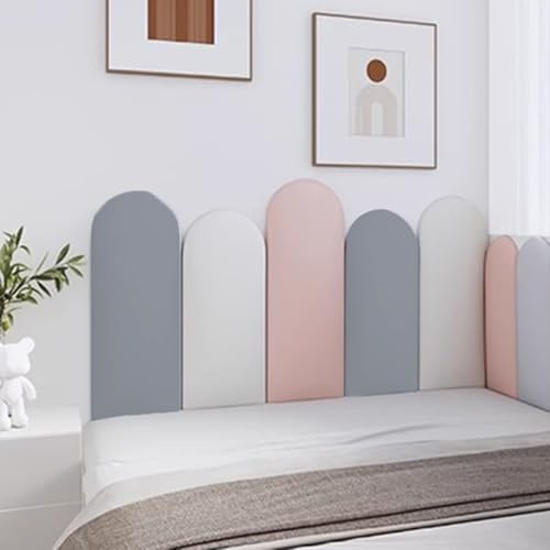Peel and Stick Headboard - 3D Upholstered Wall Panels for Bed Backsplash, Anti-Collision Decor for Twin & Double Beds, Easy Installation, Modern Bedroom Upgrade