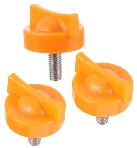 SOIMISS 3 Pièces Vis de Remplacement Orange pour Presse-agrumes Électrique Plastique Du Bruit pour Machine à Jus Manuel
