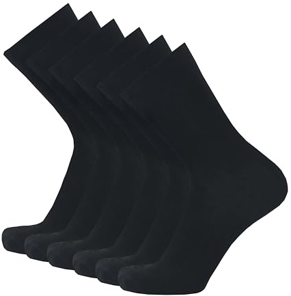 Loemy 6 pares calcetines de trabajo hombre, calcetines hombre cortos, calcetines mujer senderismo y zapatos de seguridad, calcetines IRGE Socks