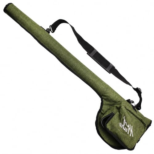 Wswqop Étui de Transport pour Canne à Pêche à La Mouche, Sac à Canne